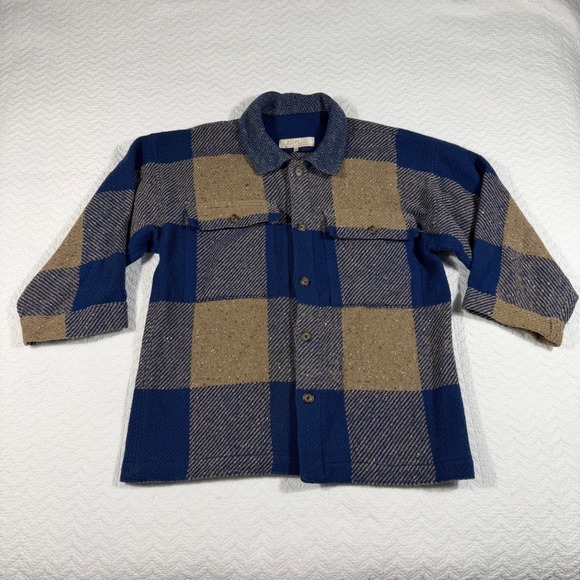 Vtg KO and CO Jean Charles de Castelbajac Nubby 100% Wool France Jacket Shacket